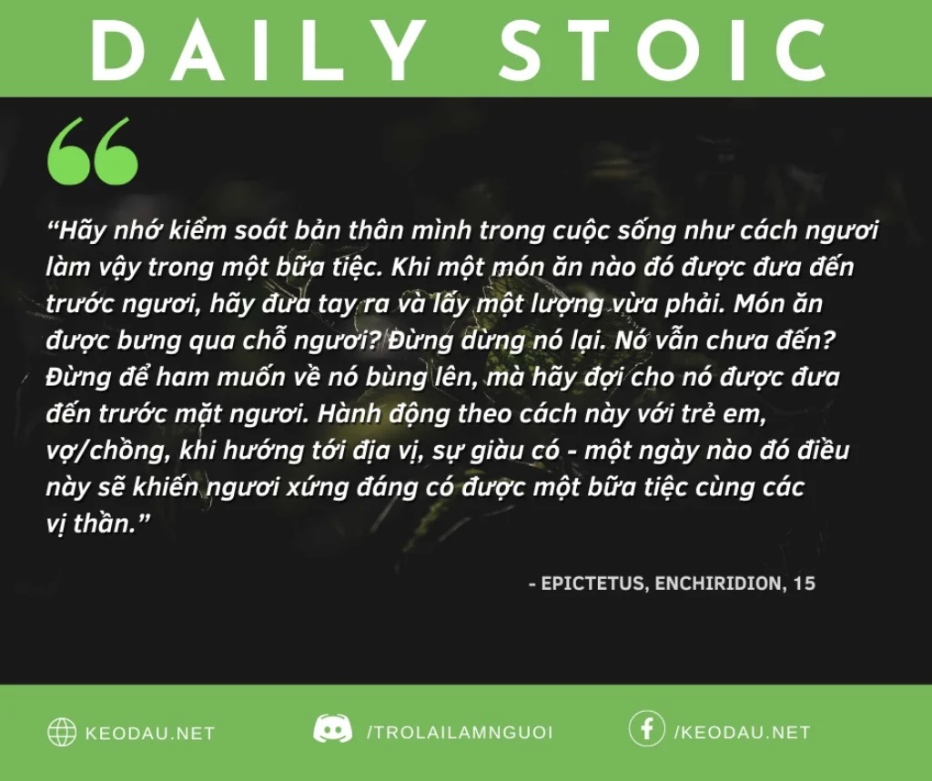Chu Nghia Khac Ky Daily Stoic Hang Ngay 19 2