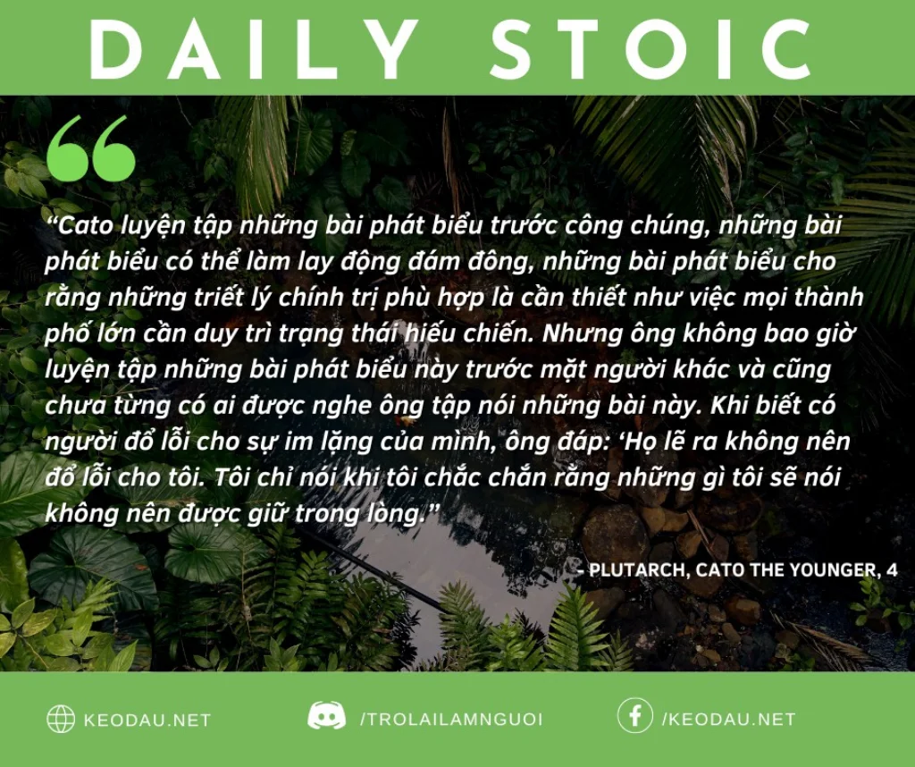 Chu Nghia Khac Ky Daily Stoic Hang Ngay 22 2